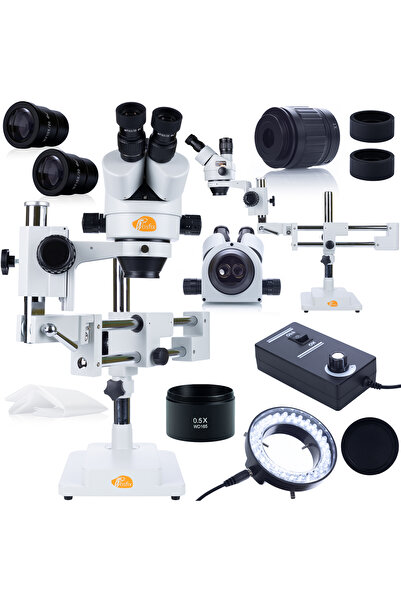 Rosfix Microscop Trinocular Jupiter Pro MSJP-T-SDMS1 Set | Zoom 7–45x LED 56x