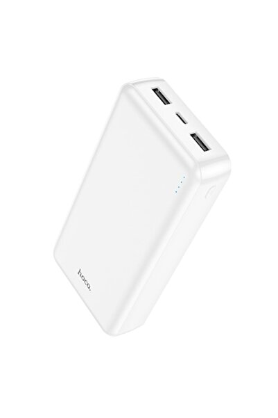 Hoco Ultra-Thin Power Bank, 20000 mAh, LED, J100A, White
