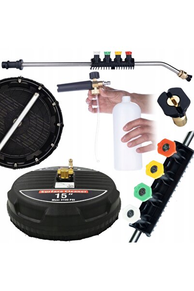 Rosfix Set Curățare T-Racer 15" + Lansetă 15° + Spumare 1000ml | 160 Bar