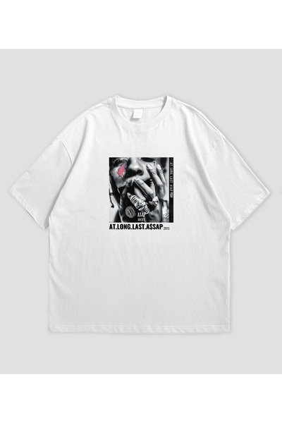 SVART WEAR تي شيرت Asap Rocky - ألبوم للجنسين ذو مقاس كبير