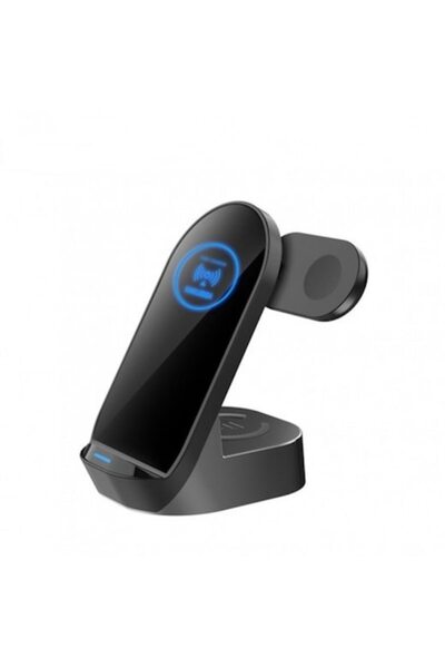 KAKUSİGA Wireless Charger 3-in-1 KSC-778, 15W Max Output, Black