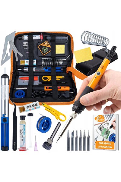 Rosfix SolderKit Pitbull 9W1 – Set Complet 60W cu Reglaj | Pentru Electronică...