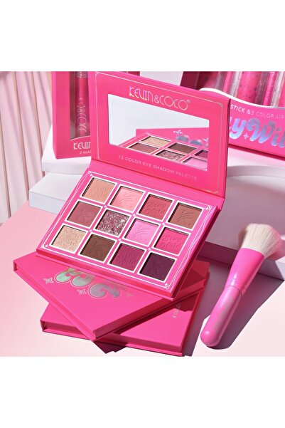kevin coco Paleta de Machiaj, KEVIN & COCO, Stay Wild. Fard de Pleoape, 12 cu...