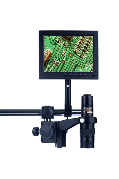 Rosfix Earth Pro MCEP-0.5X-PZRR Digital Microscope Set | 7–45x Zoom, 8" Screen