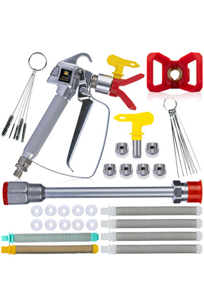 Rosfix Set Pistol Vopsit + Duza 517 + Lanca 30cm | 248 Bar | Filtre + Garnituri