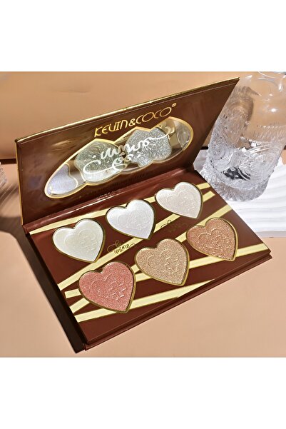 de Paleta Iluminatoare, Kevin & Coco, 6 Nuante, Be Mine, Culori Calde