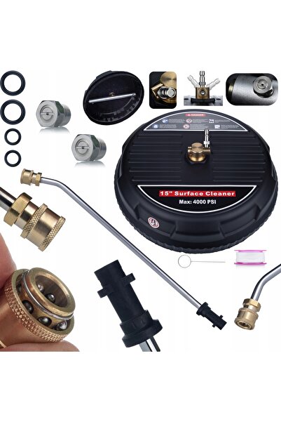 Rosfix Set T-Racer 15" + Lancă 34cm | Compatibil cu aparat de spălat Kärcher K2–K7