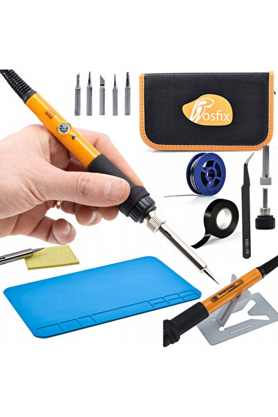 Rosfix Set Stație de Lipit OP60W 60W | Temperatură Reglabilă 200–450°C