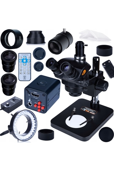 Rosfix Capella Pro MSCP-T-PS1-B – Microscop Trinocular 7–45x | Zoom 0,7–5x C-Mount