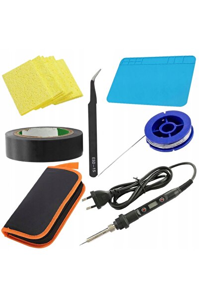 Rosfix Set Pistol de Lipit cu Afișaj 80W + Accesorii | Temperatură 180–500°C