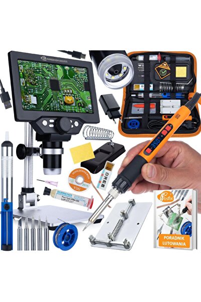 Rosfix NanoZoom AX1200 MasterKit Pro – Set Service 12w1 | Microscop 7" 12MP 80W