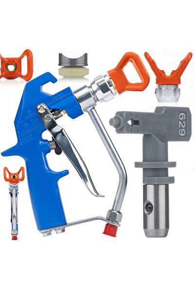 Rosfix Pistol Vopsire Black Spray BS500 Set | 500 Bar, 1/4", 2 Duze Hi-Flow 629