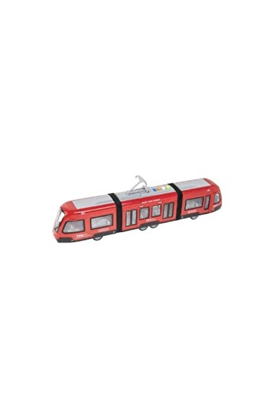 MASHASHOP Tramvai electric pentru copii cu sunete și lumini, MASHASHOP, roșu,...