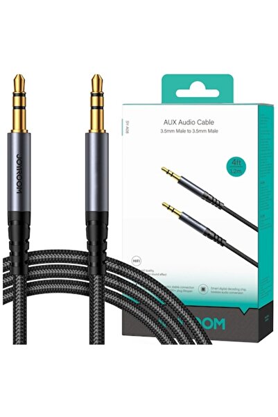 Joyroom SY-A08 Audio Cable, 2x Mini Jack 3.5 mm AUX, 1.2m, Black