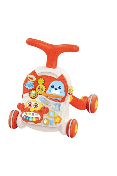 huanger Mergător multifuncțional cu masă de activități și înălțime reglabilă,...