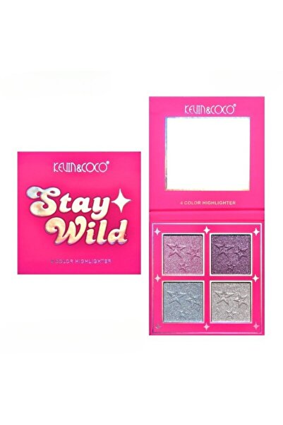 kevin coco Paleta Iluminatoare, KEVIN&COCO, 4 Culori, Stay Wild