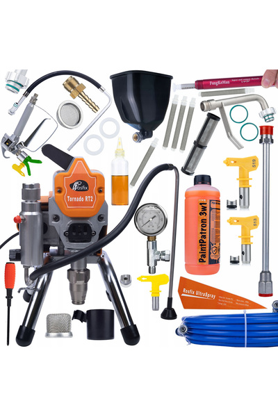 Rosfix Agregat Malaj Tornado RT2 Set | 1800W 22MPa 2,2L/min UltraSpray