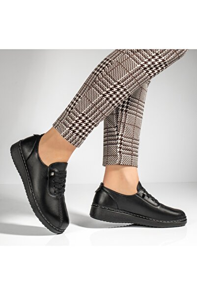 Modlet.ro Pantofi sport negri cu talpă joasă pentru femei MOD09982