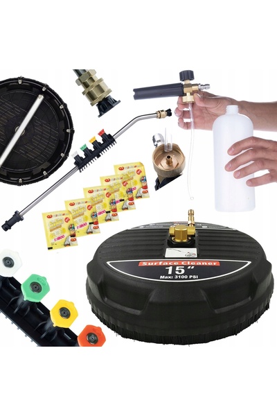 Rosfix Set Curățare Presiune T-Racer 15" + Lance + Spumare | Compatibil cu Kärcher