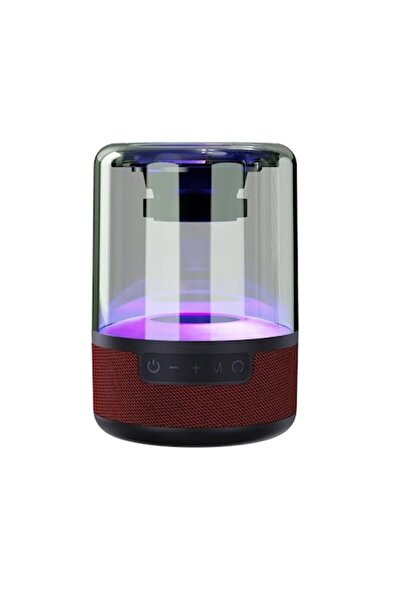 KAKUSİGA Boxa Portabila TWS KSC-608 Colorful Light, Bluetooth 5.0, Rosu