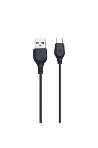 Xo Data and Charging Cable (NB103), USB-A to USB-C, 2.1A, 2m, Black
