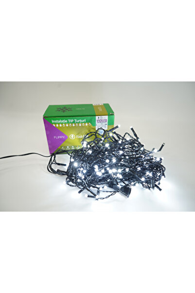 Flippy Instalatie de Craciun Flippy® Tip Turturi, Franjuri cu Flash, Sectiune...