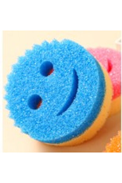 Flippy Burete de Vase, Flippy, Rotund Model Smiley Face, 10x4 cm, Albastru Deschis