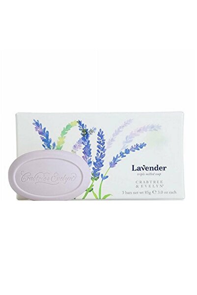 crabtree evelyn Ενυδατικό σαπούνι Crabtree & Evelyn, Λεβάντα, 3 x 85 γρ.