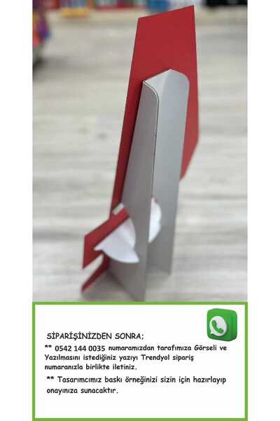 MOD DOĞUM GÜNÜ 3 BOYUTLU AYAKLI MAKET PANO RAKAM 40x60 cm