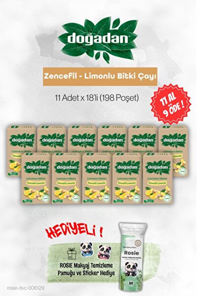 Doğadan Buy 11 Pay for 9 Ginger Lemon Herbal Tea and Rosie