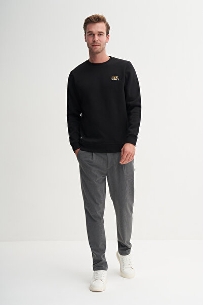 Cazador Vintage φούτερ με μαλακό εσωτερικό ριγέ, κανονική εφαρμογή, 3 κλωστές-53825