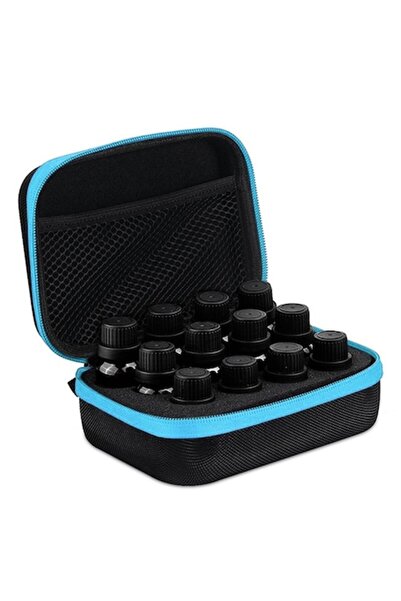 zioda smart essentials Geantă organizatoare, zioda smart essentials®, pentru 12 sticle de uleiuri esențiale, parfumuri sau alte arome,