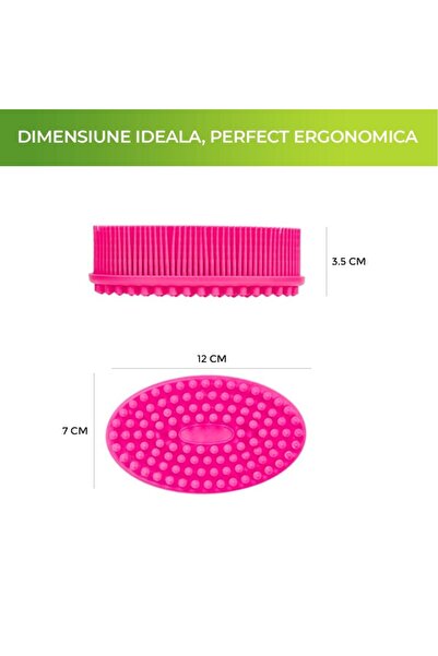 zioda smart essentials Body Brush 2-in-1, Zioda Smart Essentials®, Silicone for Cleansing, Exfoliation, and Body Massage,