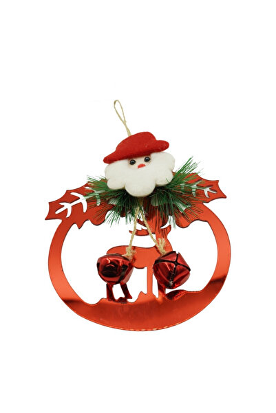 Toolsy Ornament de Crăciun pentru brad, Flippy, Ren cu clopoței, Roșu, Lucios...