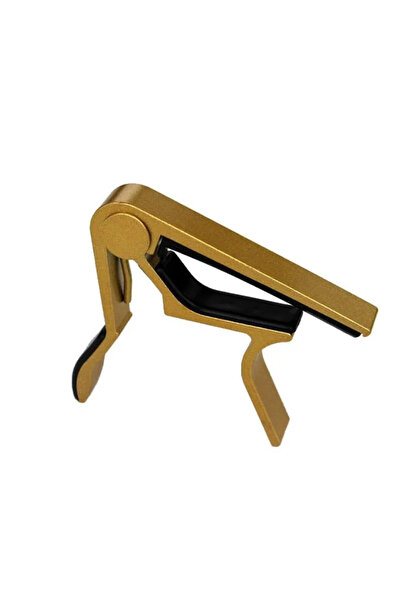 Choice3 كابو ذهبي للغيتار الصوتي والكهربائي، كابو مفرد اليد، أسود