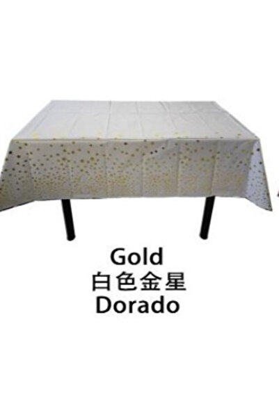 Toolsy Fata de masa din folie metalica, alb+137*274