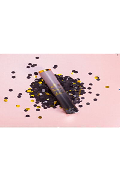 Toolsy Confetti Petrecere, Flippy, Negru cu Auriu, Lungime 30 cm