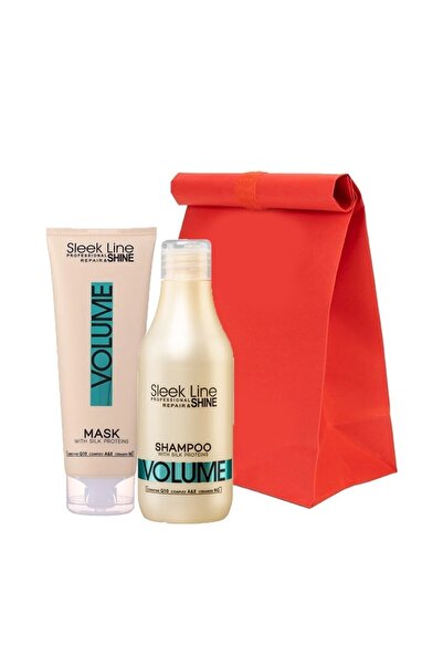 SLEEK LINE Set volum șampon, 300 ml și mască intensă pentru volum cu proteine...