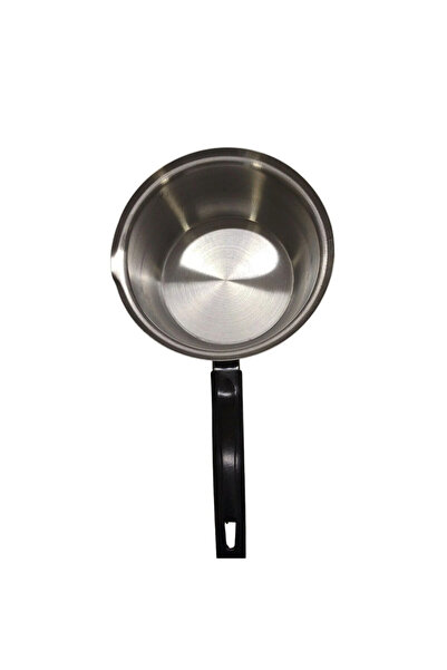 abnturk 18 cm Yüksek Kalite Aliminyum Paslanmaz Büyük Boy Tek Kulplu Sütlük S...