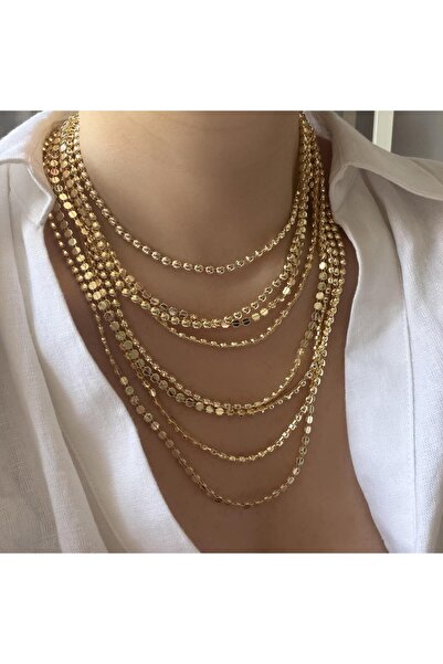 Venus Design Çoklu Zincir Kolye