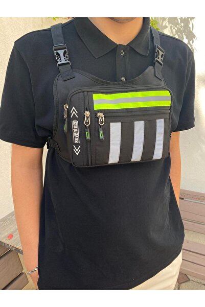 cantella حقيبة صدر وحقيبة ظهر عاكسة للضوء