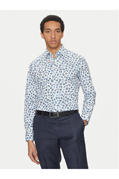 BOSS Men's Shirt 50532881 Blue