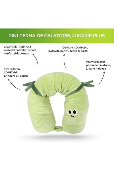 zioda smart essentials Set pernă de călătorie 2 în 1 pentru copii de la