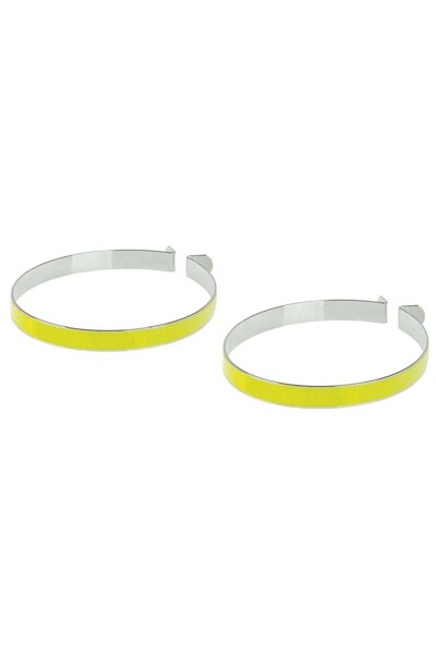 PRC Σετ 2 ανακλαστικών μεταλλικών κλιπ για ποδήλατο για την προστασία των παν...