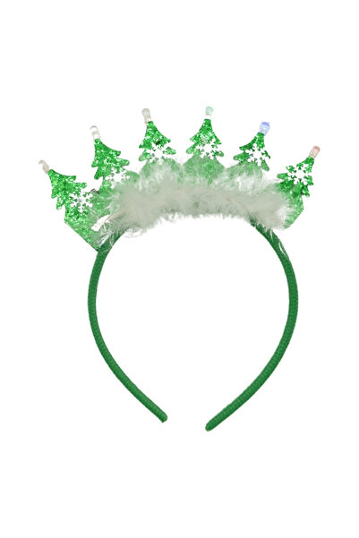 Flippy Christmas headband/circle, green color, standard size,