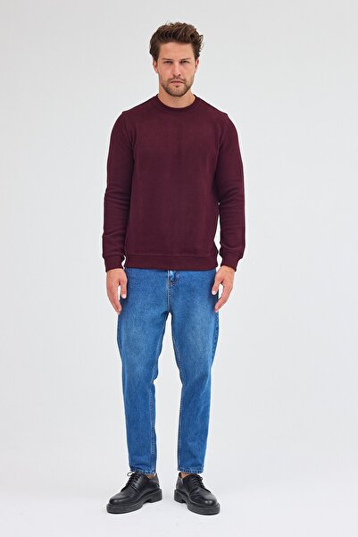 İmza Μπλουζάκι με μακρύ μανίκι με λαιμόκοψη από βαμβακερό Comfort Fit 1013255150