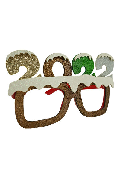 Toolsy Pahare pentru petrecerea de Revelion, 2022, maro, plastic și poliester, cu bile