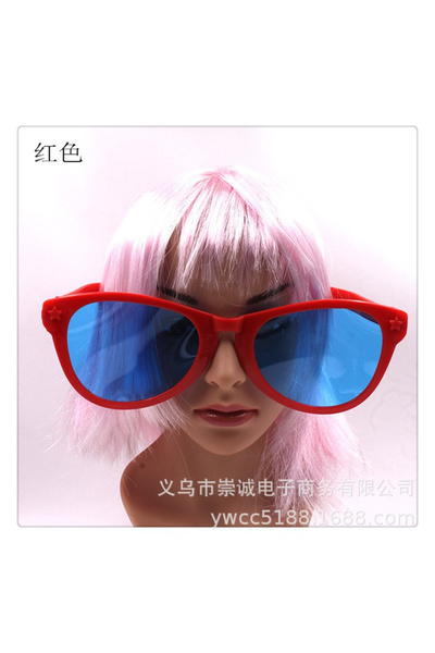 Flippy Ochelari Deghizare Marime Exagerata Rosu