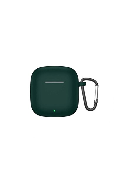 Gpack Huawei FreeBuds SE 4 ANC Uyumlu Kılıf Mat Kancalı Silikon SF13 Yeşil