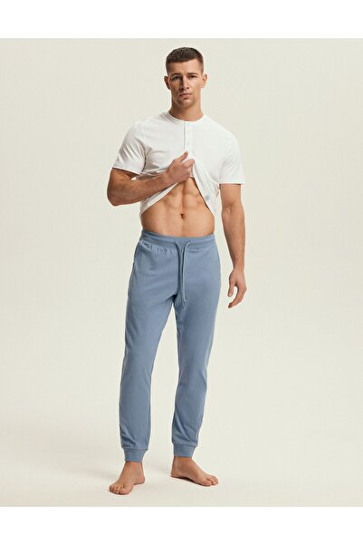 Henderson Men's Classic Pajama Set T-Shirt & Joggers 100% Cotton Homewear Loungewear | Marc